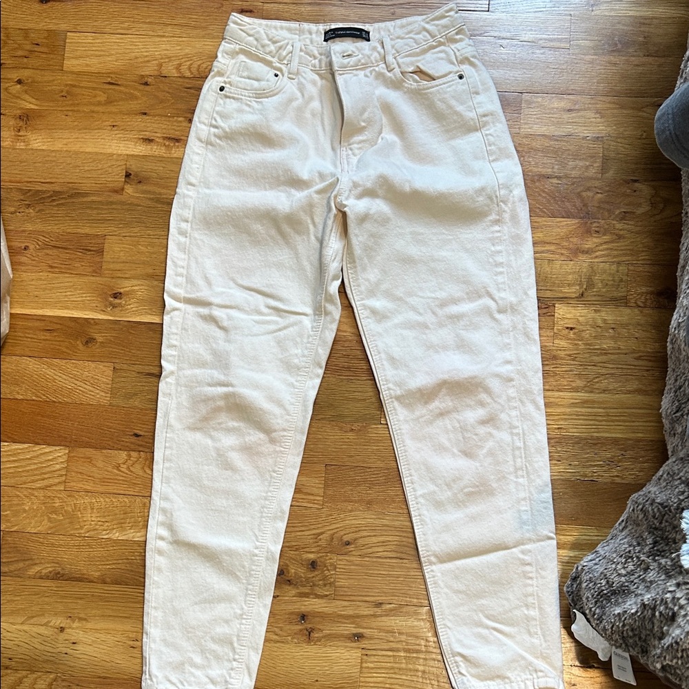 Women's Cream Jeans